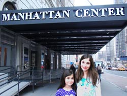 Brigid Harrington and Shannon Harrington performing at the Hammerstein Ballroom